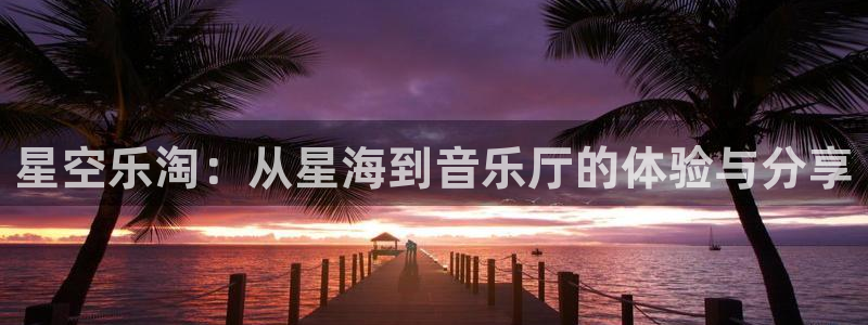 今年会：星空乐淘：从星海到音乐厅的体验与分享